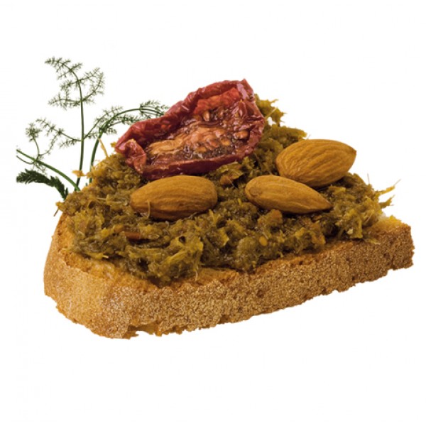 Pesto siciliano in olio extra vergine di oliva - Prodotti tipici siciliani - gr.180