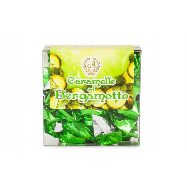 Caramelle al Bergamotto senza zucchero in scatola da gr.50