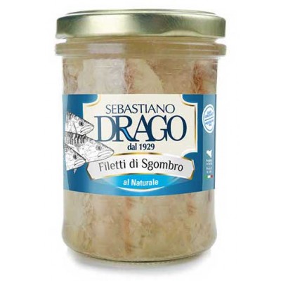 Filetti di sgombro al naturale gr.200
