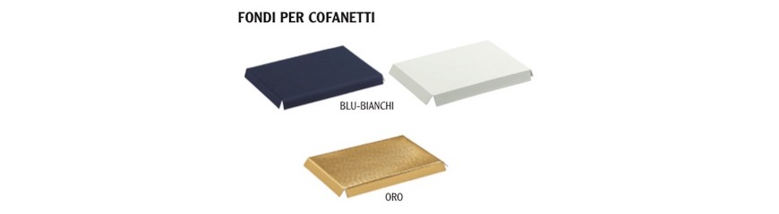 Fondi RIALZATI 1 cm. per scatole trasparenti COFANETTO