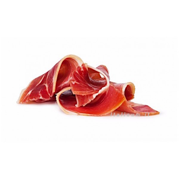 Prosciutto crudo di suino nero dei Nebrodi 300 gr. Affettato