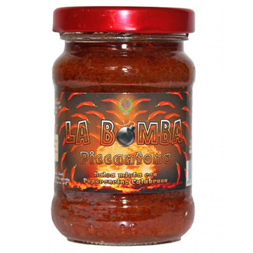 Salsa BOMBA al peperoncino piccantissima gr. 200
