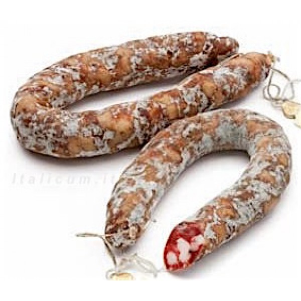 Salsiccia di suino nero dei Nebrodi 300 gr. 