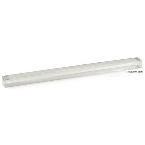 Scatola trasparente astuccio oblunga 300x25x20 - Pz.10