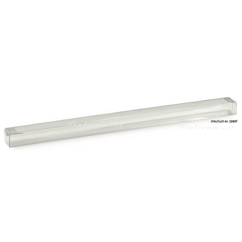 Scatola trasparente astuccio oblunga 400x25x20 - Pz.10