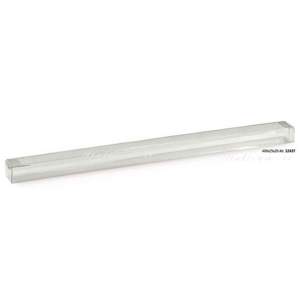 Scatola trasparente astuccio oblunga 400x25x20 - Pz.10