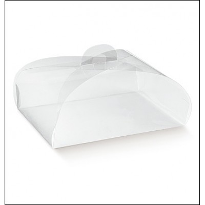 Scatole trasparenti Tortina mm.120x120x100 Pz.10