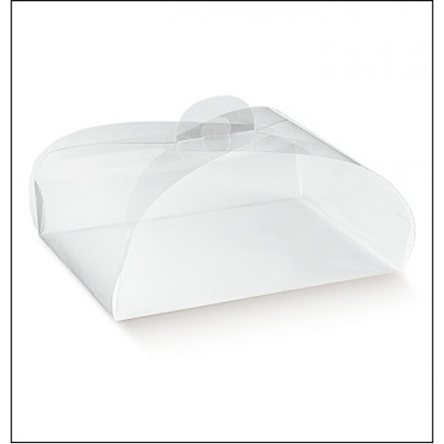 Scatole trasparenti Tortina mm.120x120x100 Pz.10