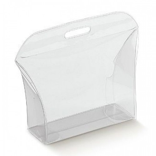 Scatola trasparente Borsetta PVC mm.  80x25x80 - Pz.10