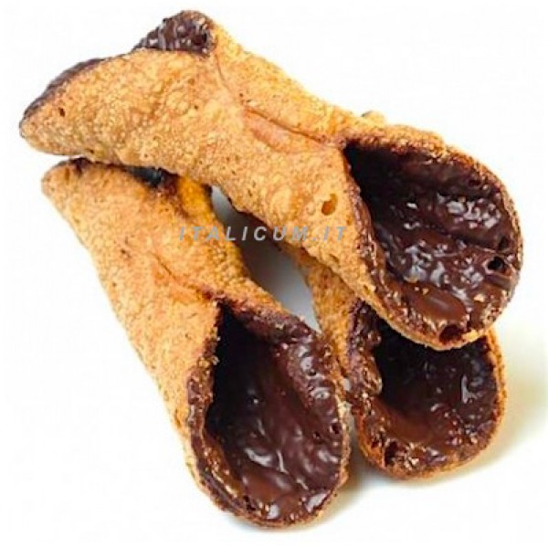 Bucce cannoli siciliani al cioccolato fondente
