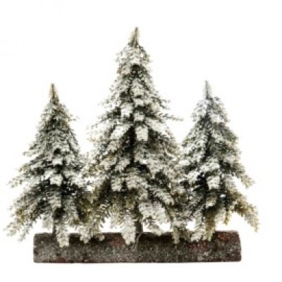 Alberelli cm.35 innevati con base 