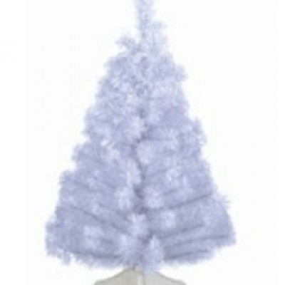 Pino Natale bianco cm.90 con base