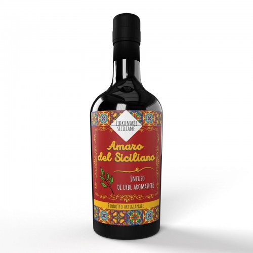 Amaro siciliano alle erbe aromatiche - 50 cl. 28%