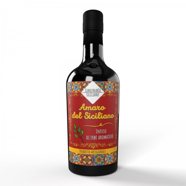 Amaro siciliano alle erbe aromatiche - 50 cl. 28%
