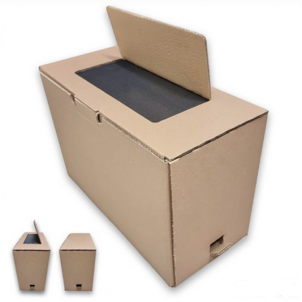 Arnia portasciame 5 favi cassetto in cartone e fibra di vetro mm.485 x 220 x 345 - 50 pezzi 