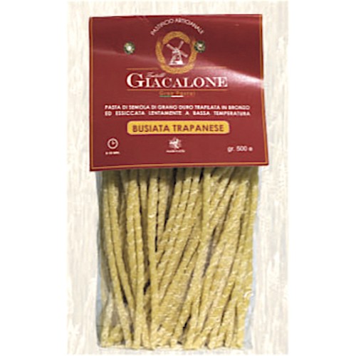 Busiate trapanesi artigianali lunghe 24 pacchi da 500 gr. - Grano duro siciliano 100% 