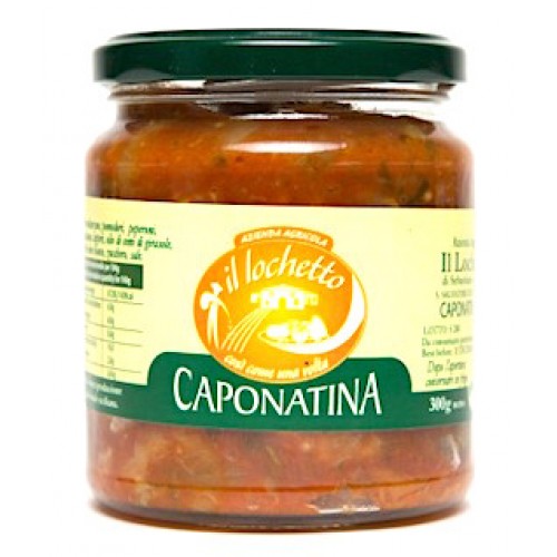 Caponatina di melanzane siciliana tipica 300 gr. 