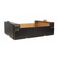 Cassette ortofrutta cartone nero cm.20x30x11 -  Pedana 500 pz. 