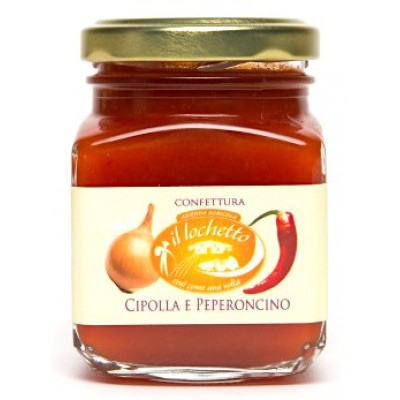 Confettura di cipolle e peperoncino 110 gr. 
