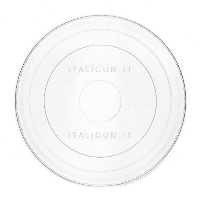 Coperchi trasparenti rotondi PVC cm.20 altezza cm.1,4 per scatole diametro cm.20 - Pezzi 100 