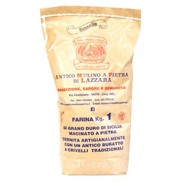 Farina Russello da grani antichi siciliani Kg.1 