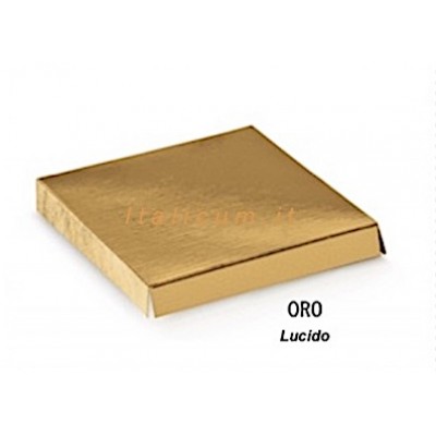 Fondi rialzati oro lucido mm.90x90 Pz.10
