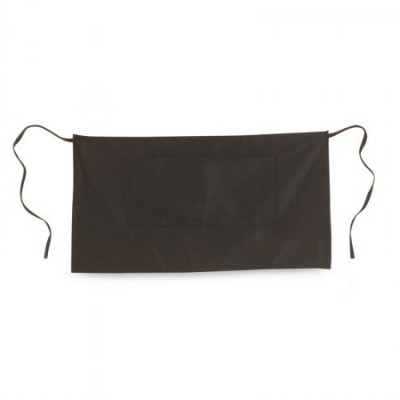 Kioiner 2 Pezzi Nero Grembiule Vita Corta con 2 Tasche, Unisex Grembiule Ristorazione Cameriere, Vita Mezza Corto Chef Cucina Grembiuli per Cucina Ristorante Bar Panetteria Caffè