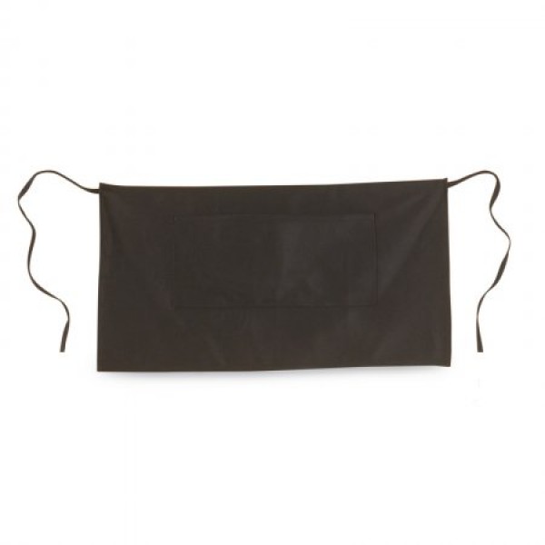 Grembiule bar corto cotone nero cm.35 - Pz.1