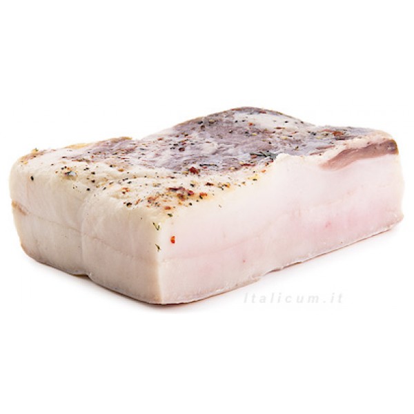 Lardo di suino nero dei Nebrodi 300 gr. 