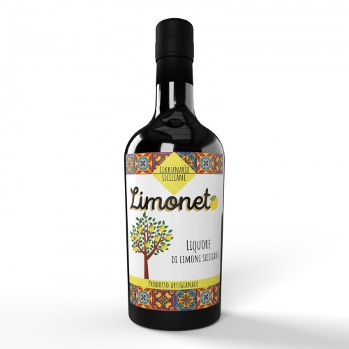 Liquore ai limoni siciliano artigianale - 50 cl. 28% Vol.