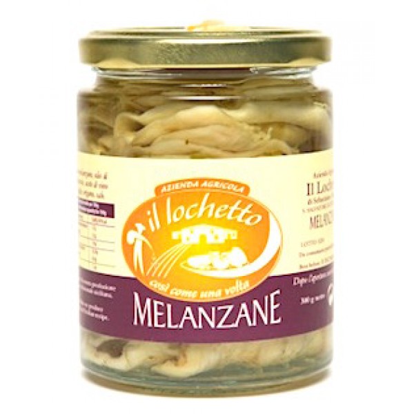 Melanzane sott'olio ricetta siciliana 300 gr.