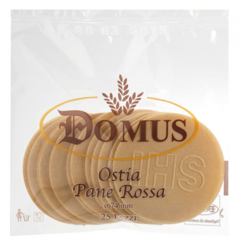 Ostia Pane rossa diametro cm.7,4 spessore mm.1,4 confezione da pz.20