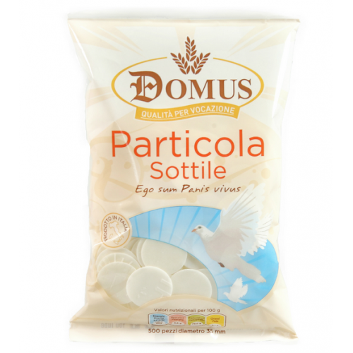 Particole sottili diametro cm.3,5 spessore mm.1 confezione da pz.500