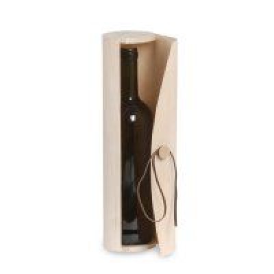 Astuccio BORDOLESE in foglia di legno con chiusura laccio di cuoio cm.32x8