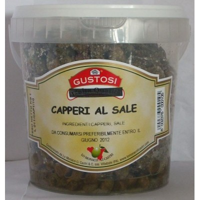Capperi siciliani sotto sale - Prodotti tipici - Kg.1
