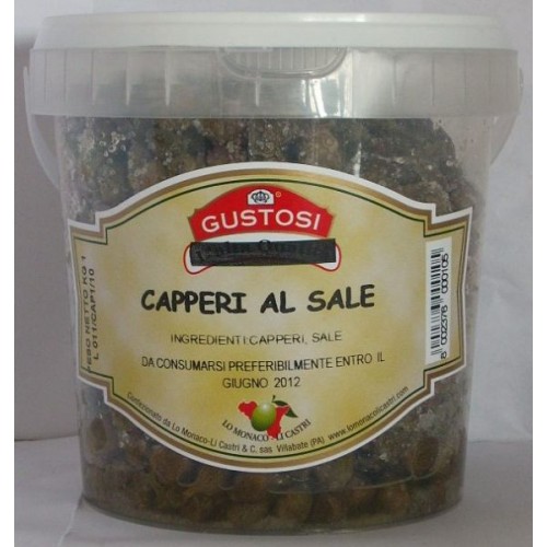 Capperi siciliani sotto sale - Prodotti tipici - Kg.1