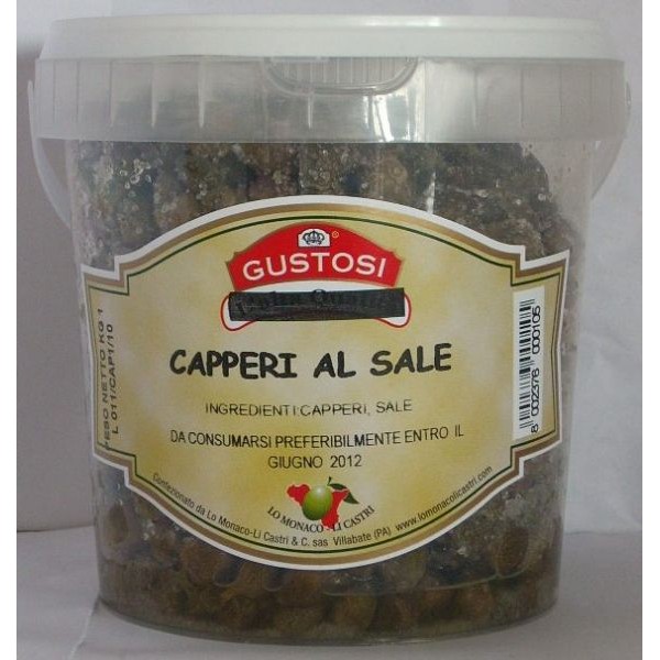 Capperi siciliani sotto sale - Prodotti tipici - Kg.1