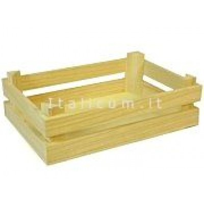 Cassetta in legno di balsa, resistente e leggera cm.12X7 h.6