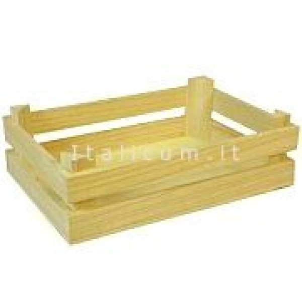 Cassetta in legno di balsa, resistente e leggera cm.15x10 h.10