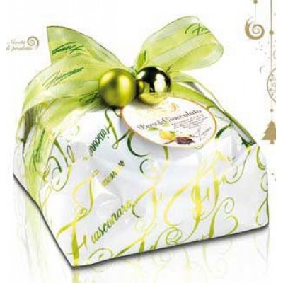 Panettone PERA E CIOCCOLATO Fiasconaro con pezzi di pera e crema al cioccolato Kg.1