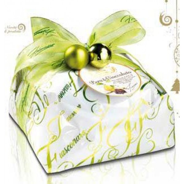 Panettone PERA E CIOCCOLATO Fiasconaro con pezzi di pera e crema al cioccolato Kg.1