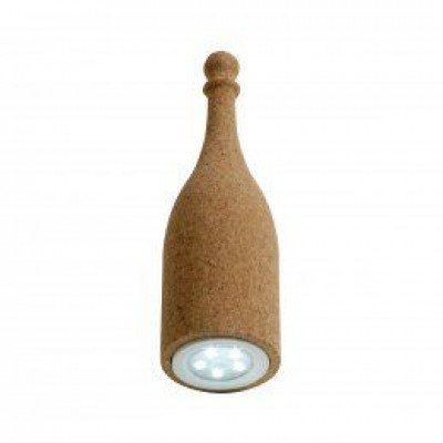 Lampada bottiglia LED in sughero con telecomando cm.11,70x37,50