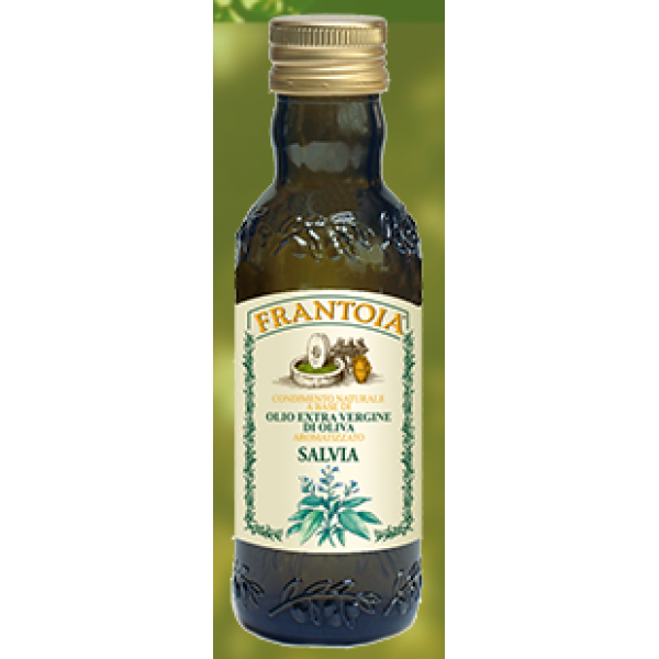 Olio extra vergine di oliva siciliano aromatizzato alla SALVIA 250 ml.