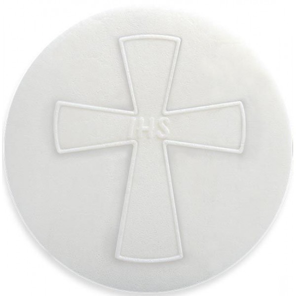 Ostia magna sacramentale cm.12,5 spessore mm.1,4 confezione da pz.5