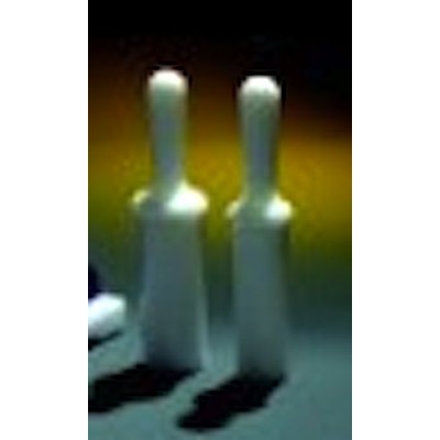 Pestello professionale in polietilene bianco diametro mm.40 lunghezza mm. 250 
