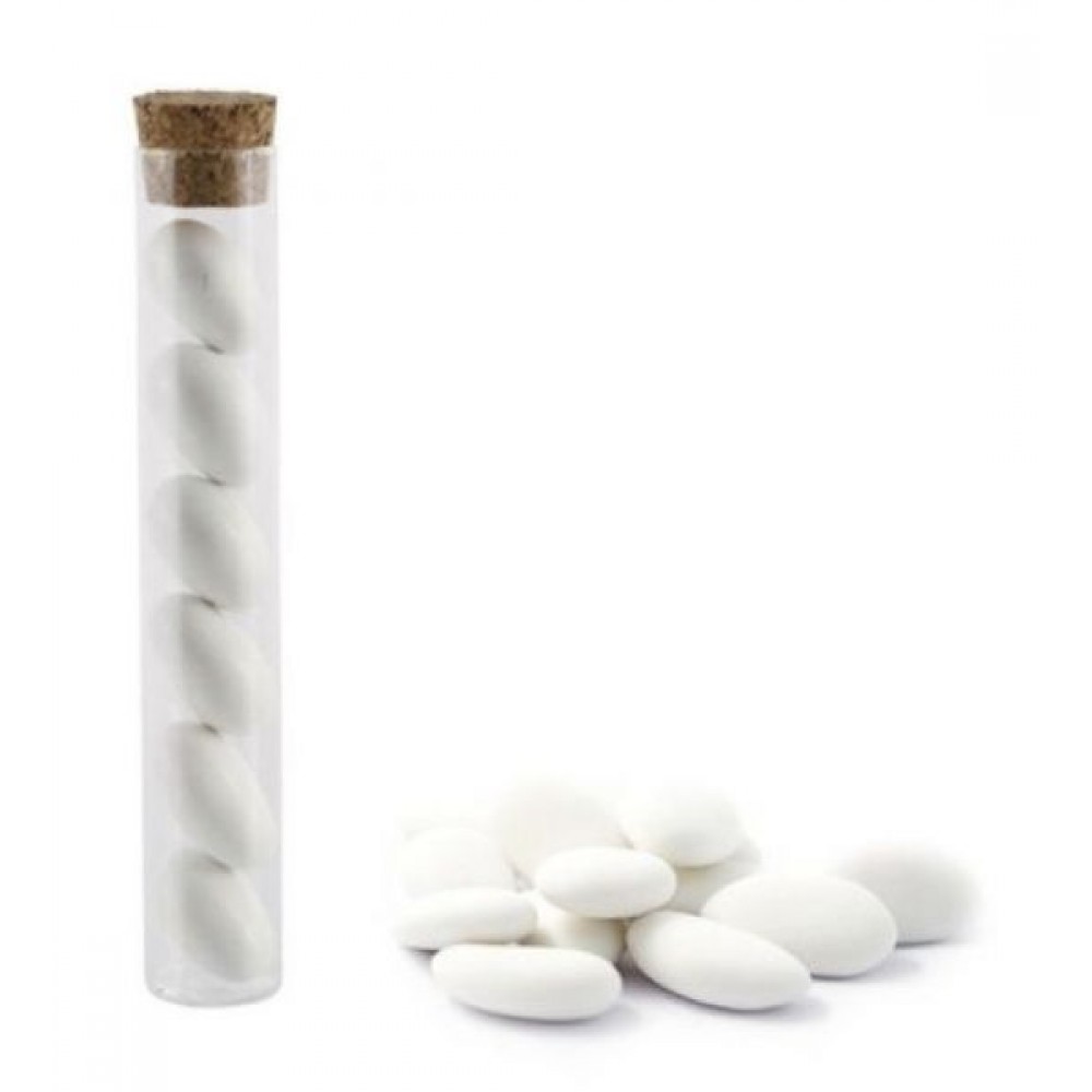5 Provette Da Laboratorio Fondo Tondo – 2,5,10,15,20,25,50,100 Ml, Scala Graduata