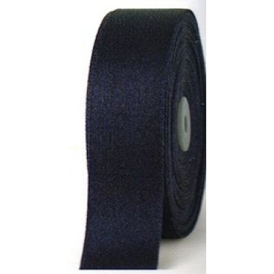 Nastro raso BLU con glitter - rotolino lungo mt.25 largo mm.25 -