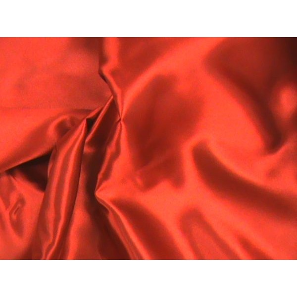 Raso ROSSO 100% Poliestere - Altezza cm.150 - 190 gr./mt. - 10 metri lineari  SCONTO 10%