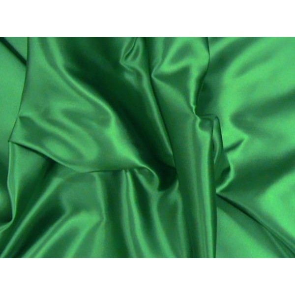 Raso VERDE BANDIERA 100% Poliestere - Altezza cm.150 - 190 gr./mt. - 30 metri lineari  SCONTO 20%