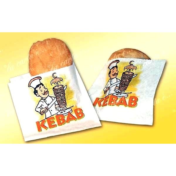 Sacchetto carta Kebab con stampa - Pz.500 Sc.5%